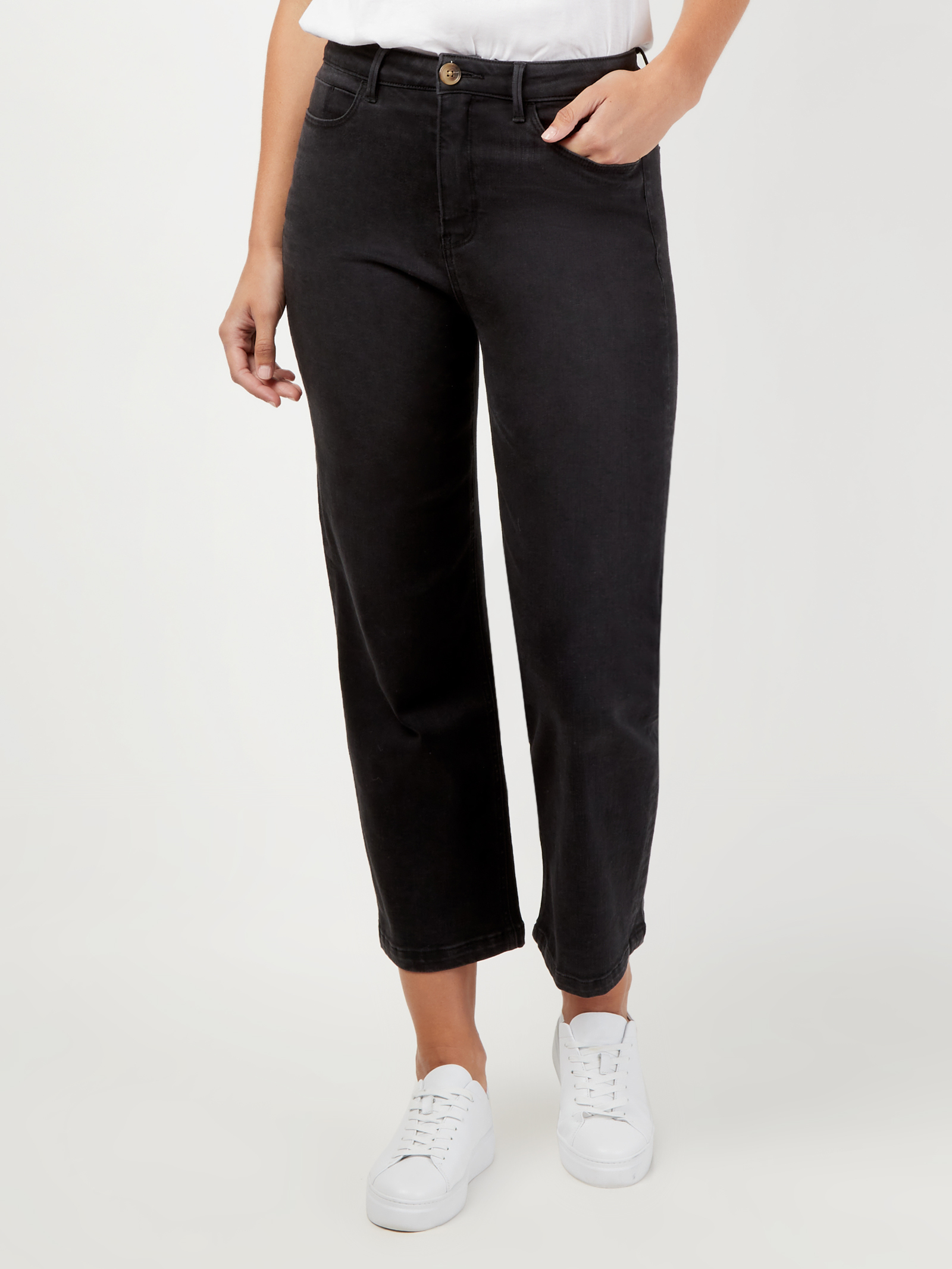 Kelly Wide Leg Crop Jeans