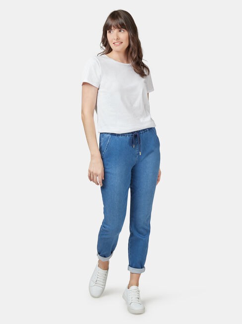 Amy J-Luxe Jogger Light Indigo