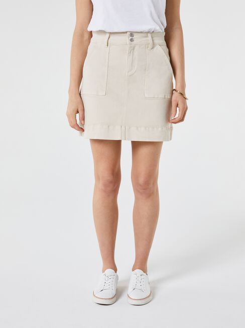 Bella A-Line Denim Skirt