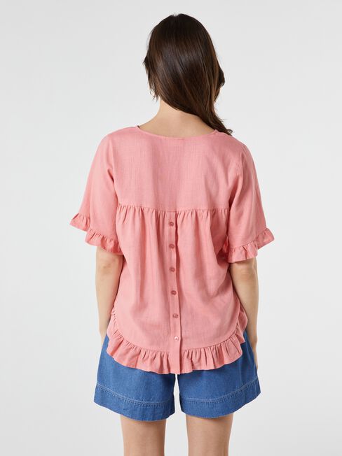Ivy V-Neck Ruffle Top