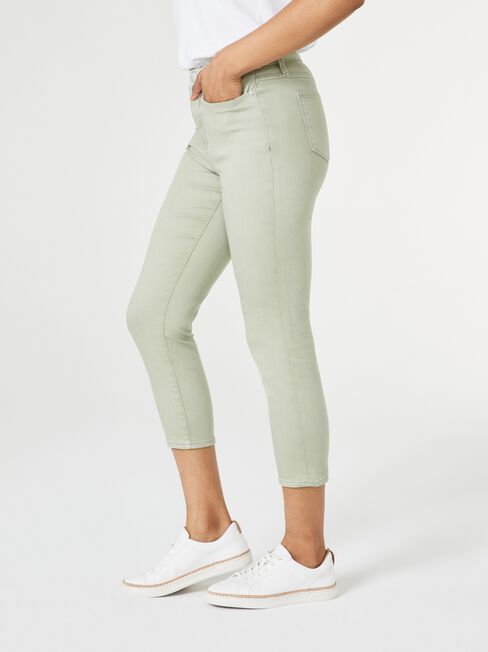 Kara Mid Waisted Skinny Capri