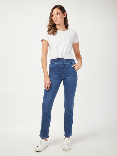 Tessa Luxe Slim Straight Jeans