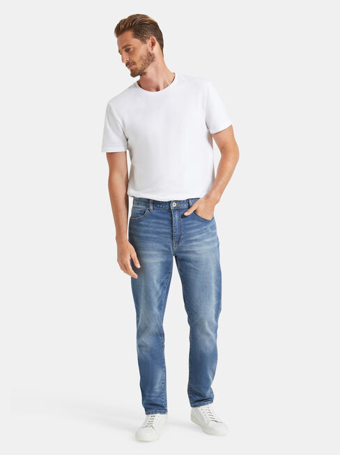 Raleigh Slim Tapered Knit jeans