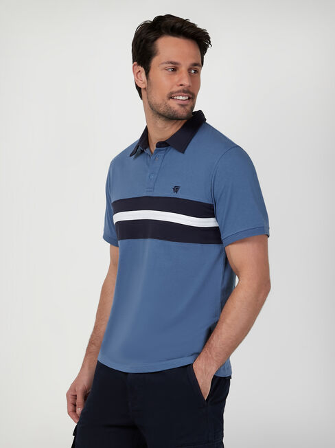 SS Ashton Panel Jersey Polo