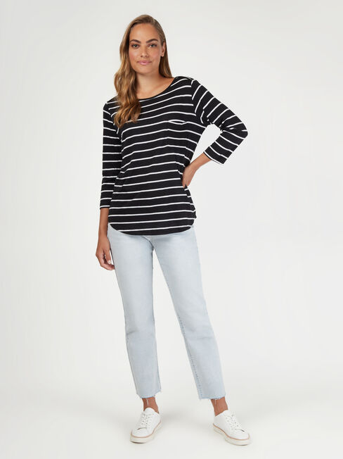 Essential Boatneck Tee