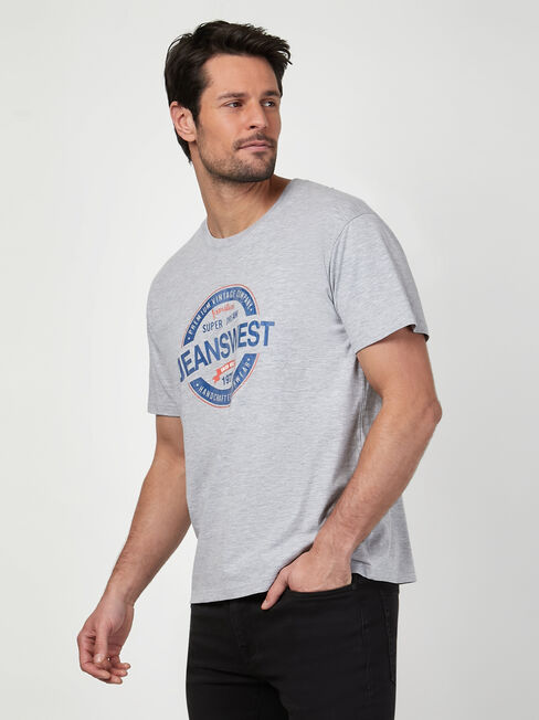 SS Jeanswest Logo Print Crew Tee