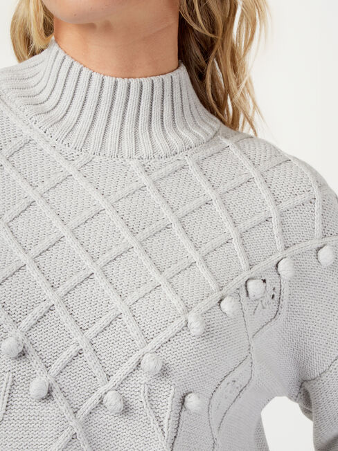 Maya Cable Bobble Knit