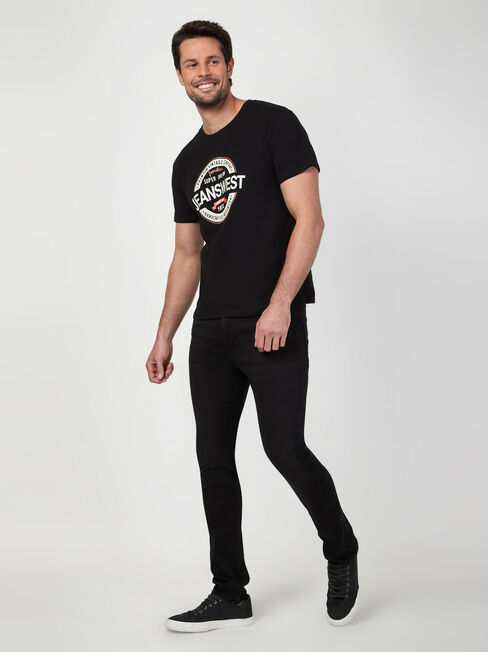 SS Jeanswest Logo Print Crew Tee