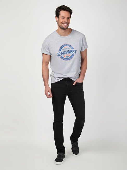 SS Jeanswest Logo Print Crew Tee