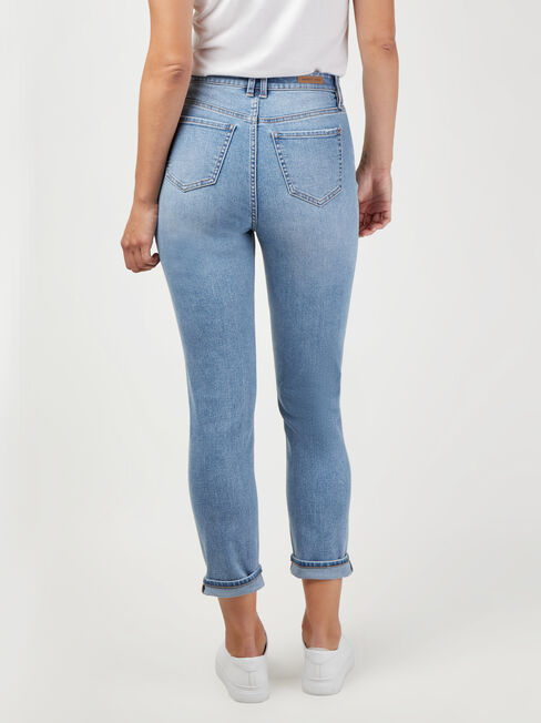 Brooke High Waisted tapered Crop Jeans
