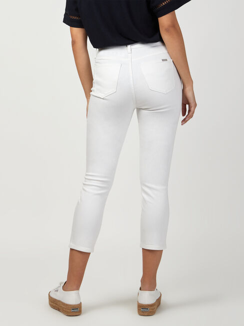 Kara Mid Waist Skinny Capri