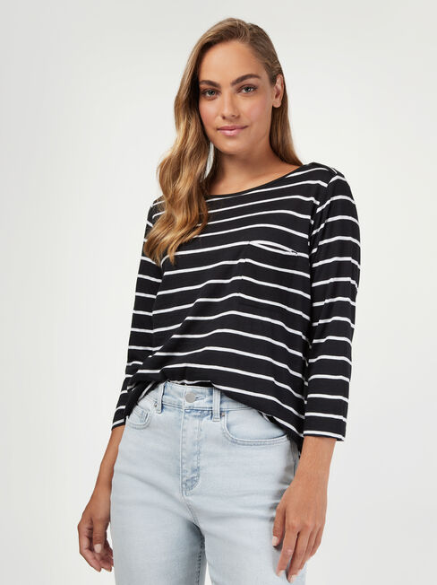 Essential Boatneck Tee