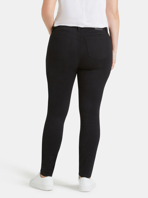 Curve Embracer Skinny Jeans Black Night