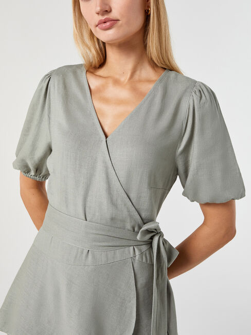 Rosie Wrap Front Dress