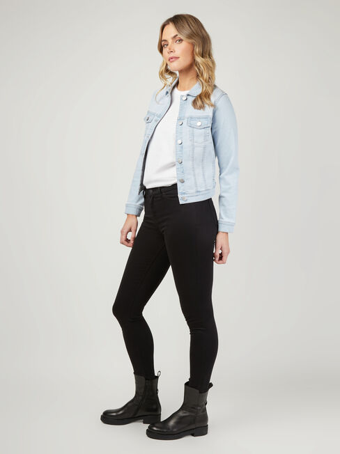 Classic Stretch Denim Jacket