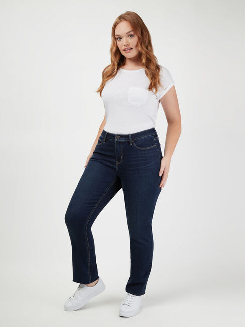 Curve Embracer Slim Straight Jeans