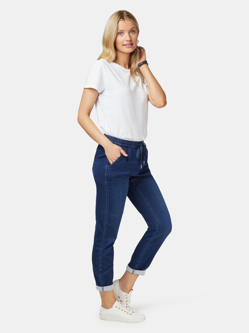 Amy J-Luxe Jogger Dark Indigo