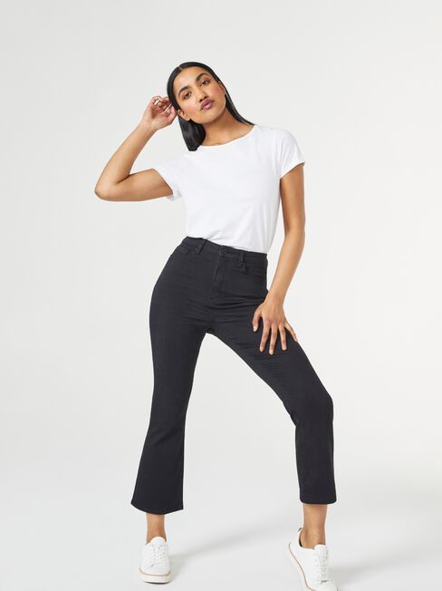 Rita High Waisted Crop Boot Jeans