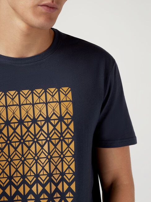 SS Toby Print Crew Tee