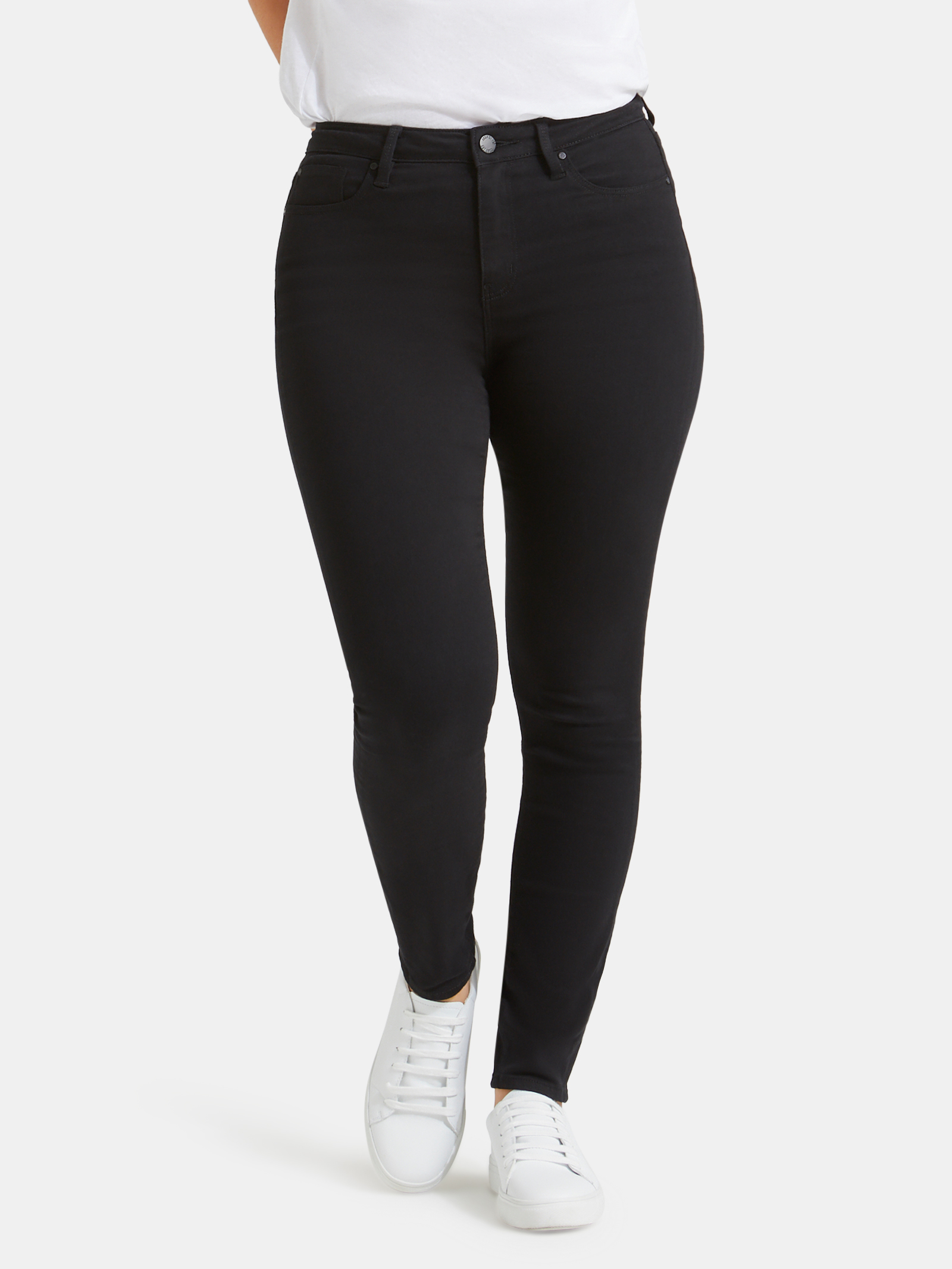 Curve Embracer Skinny Jeans Black Night