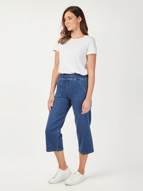 Tessa J-Luxe Wide Leg Jeans