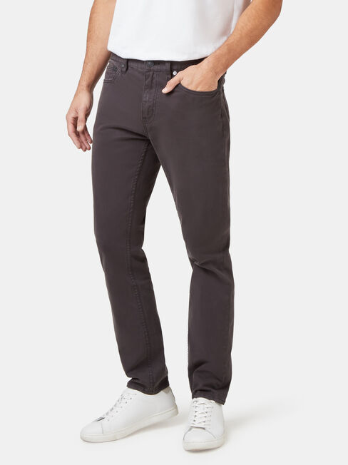 Slim Tapered Jeans Black Charcoal