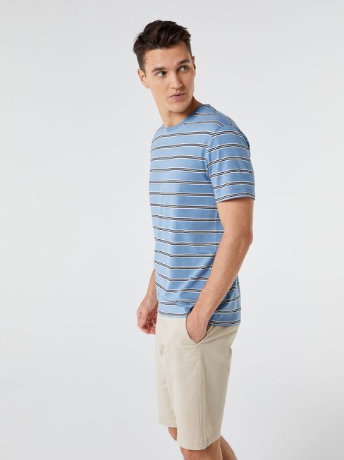 SS Odin Stripe Crew Tee