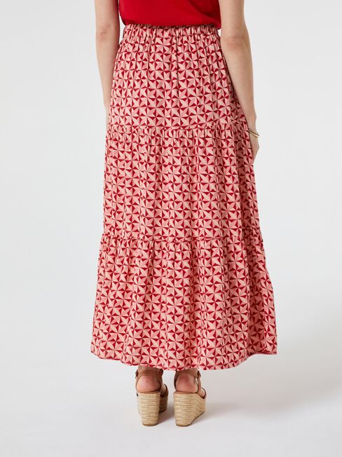 Birdie Tiered Maxi Skirt