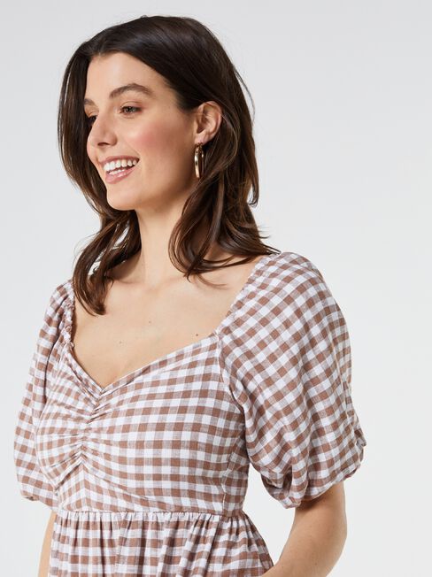 Audrey Ruched Bust Dress