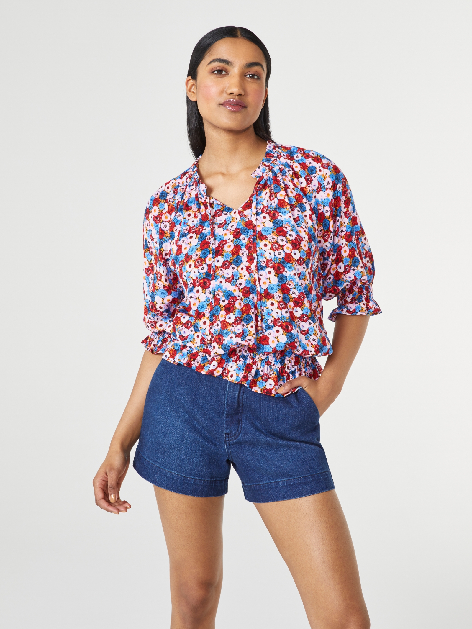 Dixie Tie Neck Blouse