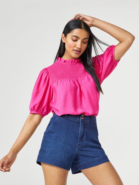 Burtie Puff Sleeve Top