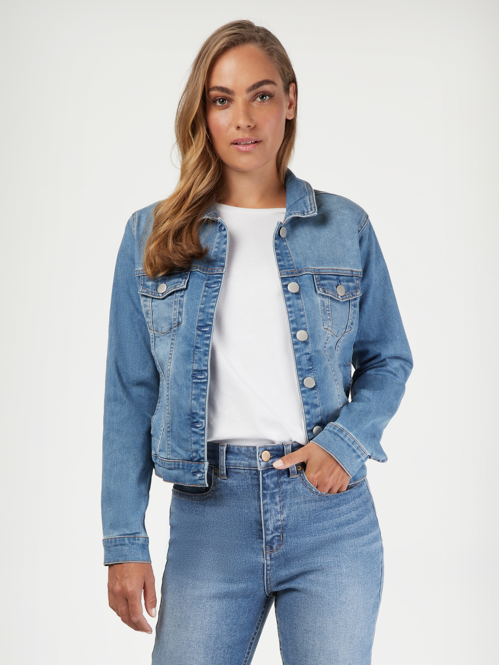Classic Stretch Denim Jacket