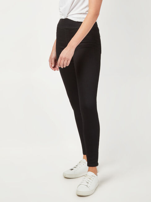 Tessa J-Luxe Skinny Jeans Black