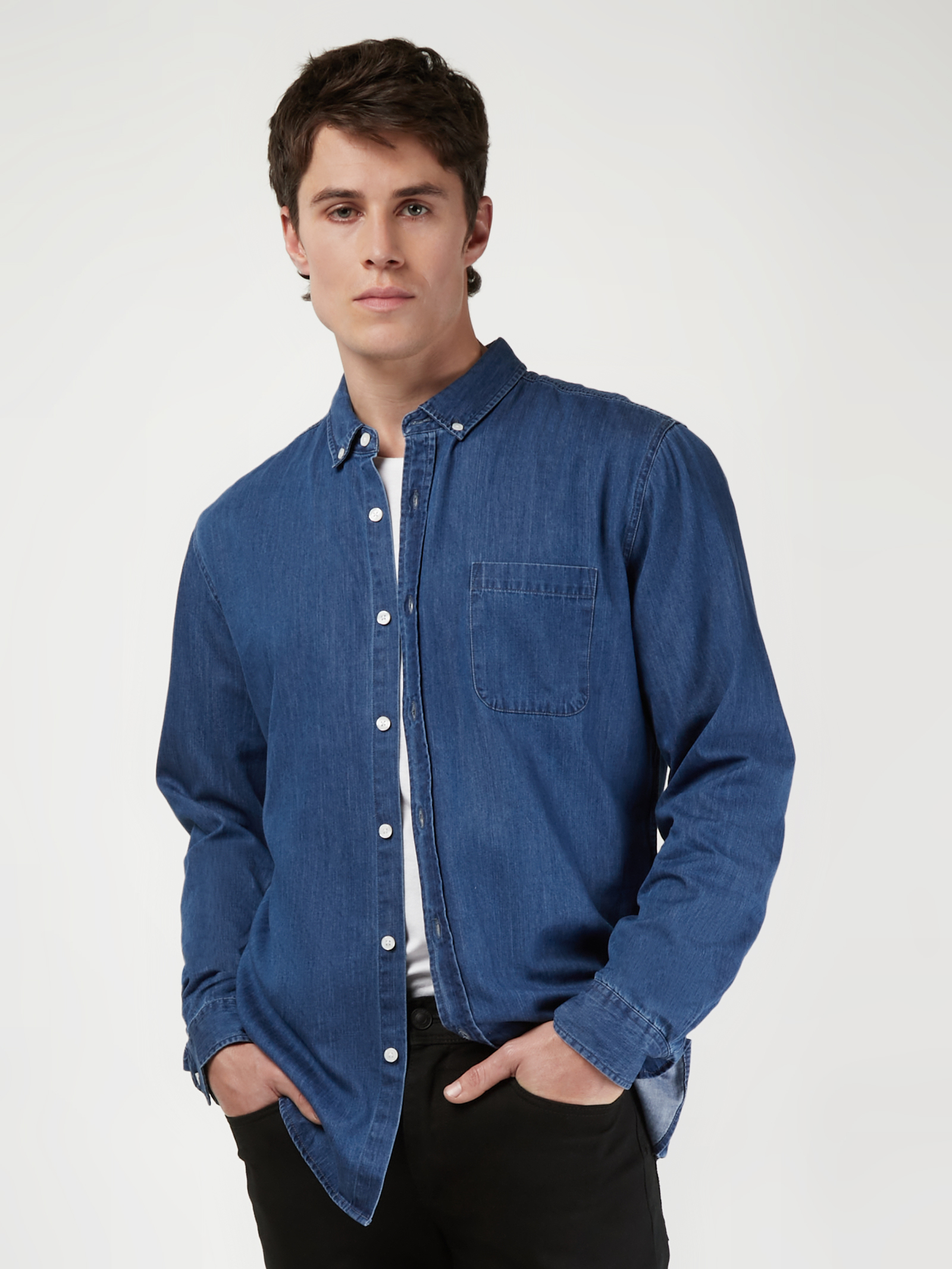 LS Rex Chambray Shirt
