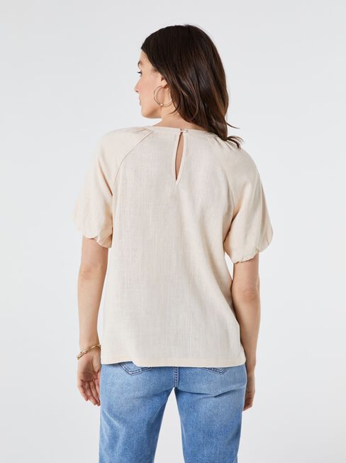 Waverly Raglan Puff Sleeve Top