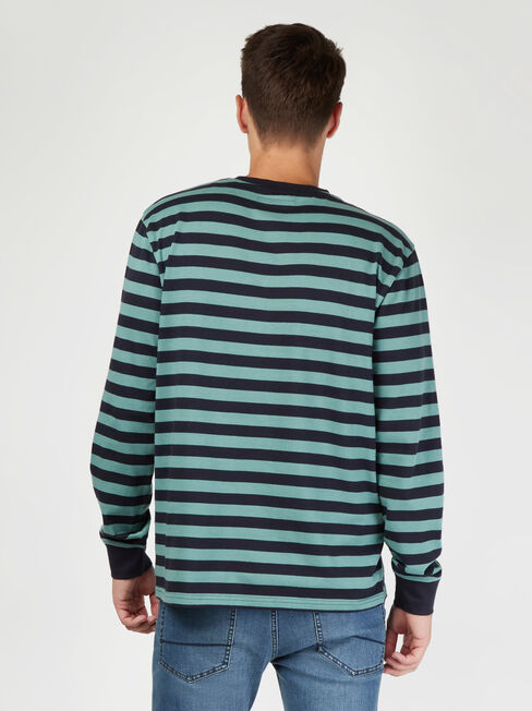 LS Wilton Stripe Crew Tee