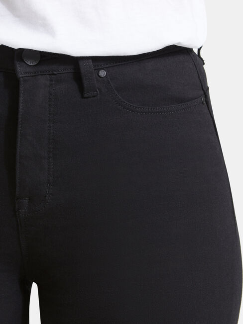 Curve Embracer Butt Lifter Skinny Jeans Black Night