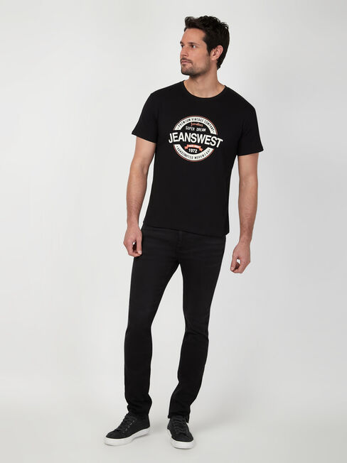 SS Jeanswest Logo Print Crew Tee