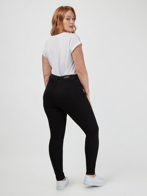 Freeform 360 Contour Curve Embracer High Waisted Skinny 7/8 Black