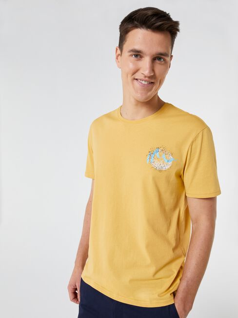 SS Logan Print Crew Tee