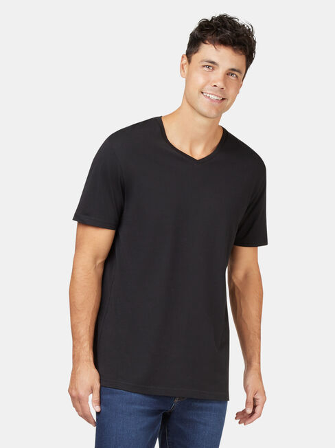 Basic Short Sleeve V-Neck Tee