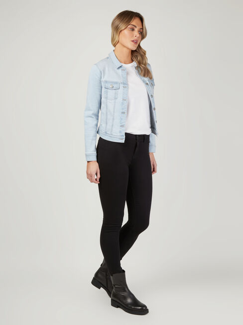 Classic Stretch Denim Jacket