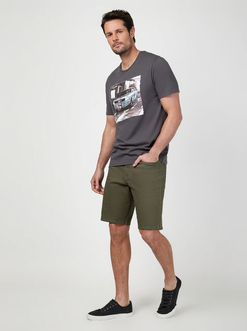 SS Ford Mustang Print Crew Tee