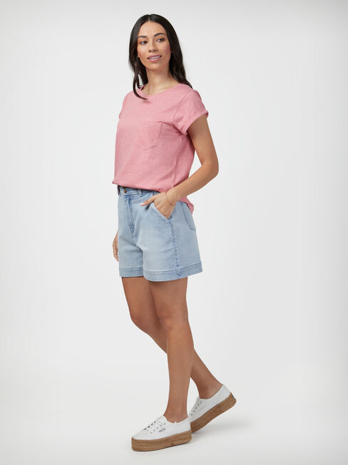 Essential Slub Pocket Tee