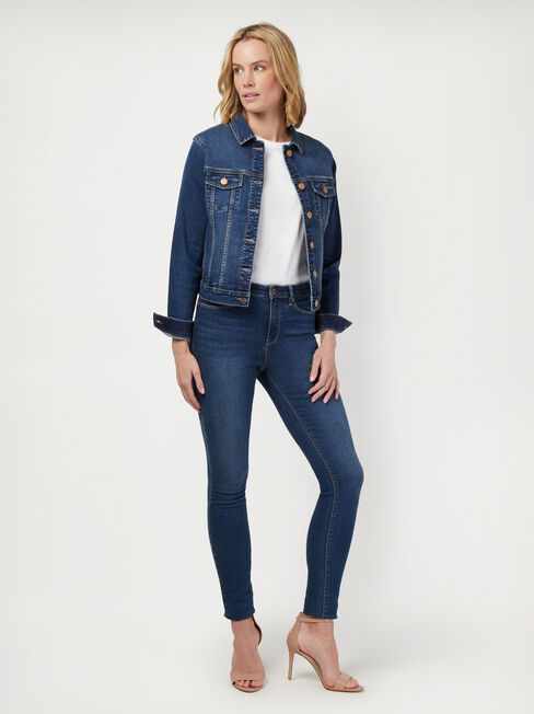 Classic Stretch Denim Jacket
