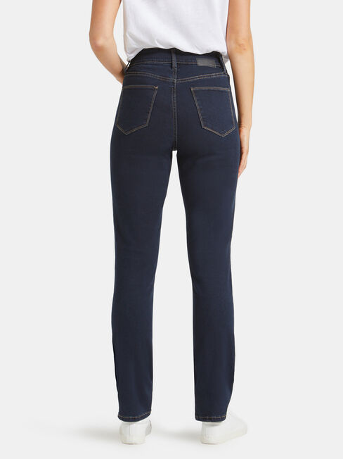 Tummy Trimmer Slim Straight Jeans Absolute Indigo