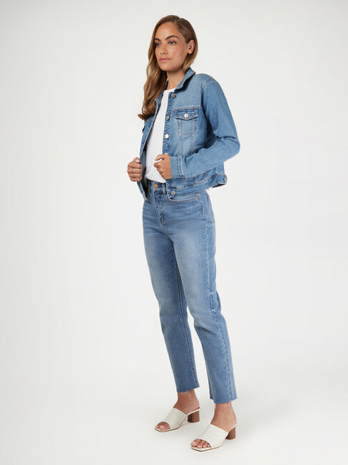 Classic Stretch Denim Jacket