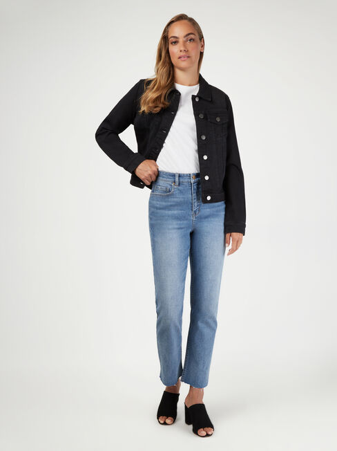 Classic Stretch Denim Jacket