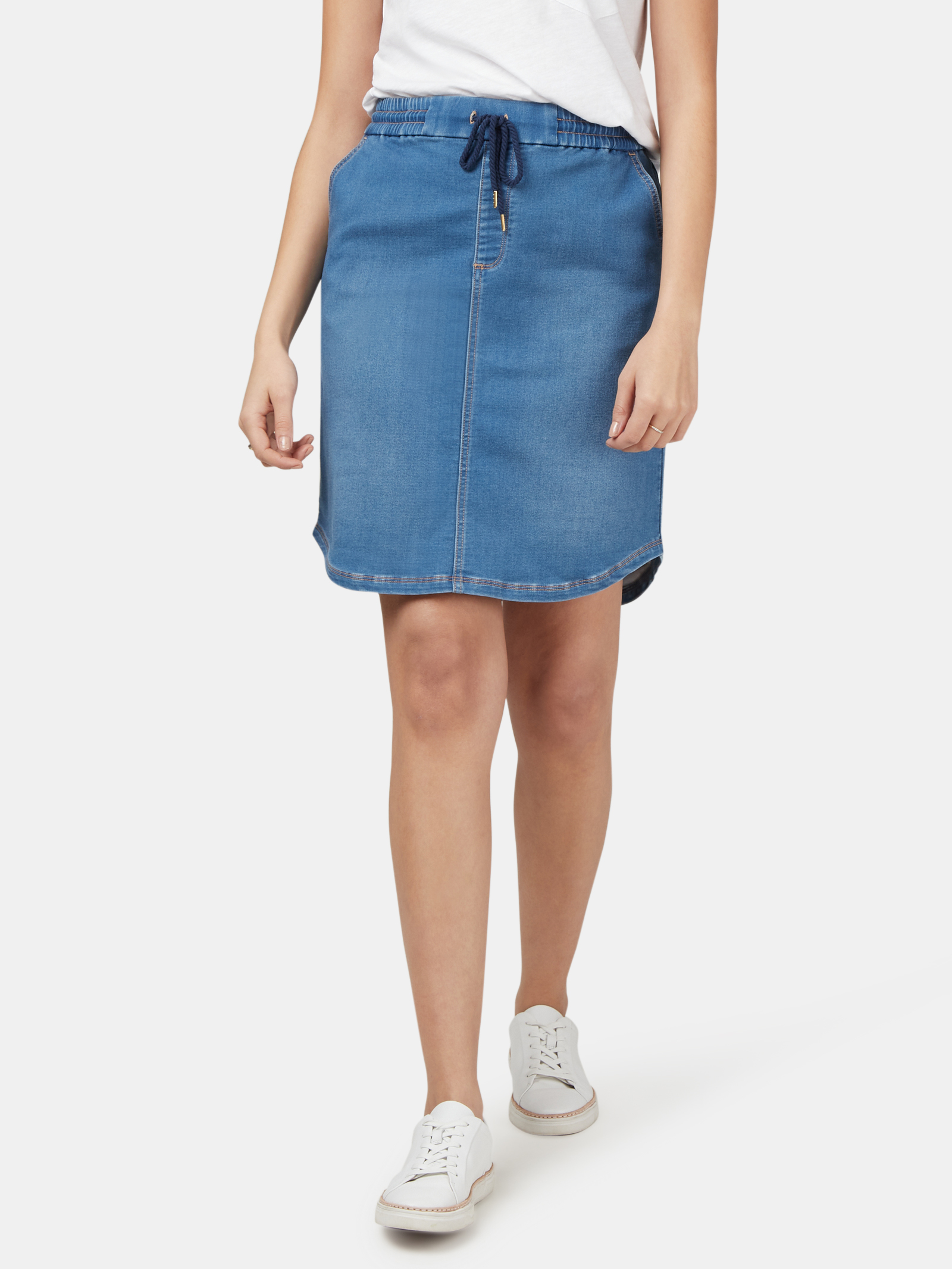 Lulu Luxe Lounge Knee Length Skirt