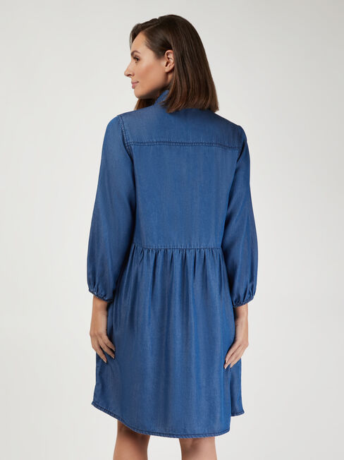 Ella Denim Shirt Dress